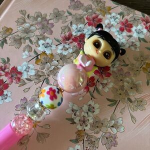 Disney Doorables: Monsters INC.: Boo sleepover handmade beaded pen